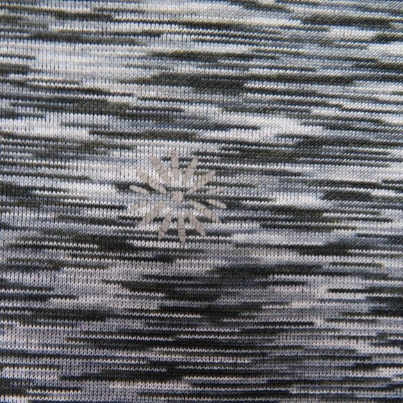 Tangerine Hoodie Womens Large Gray Black Space Dye Pullover Kangaroo Pocket - Picture 10 of 11